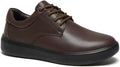 Men's Orthopedic Leather Walking Shoes with Arch Support R236058
