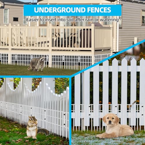 25 Panels 17in x 27ft Rustproof Metal Garden Fencing Animal Barrier C3156