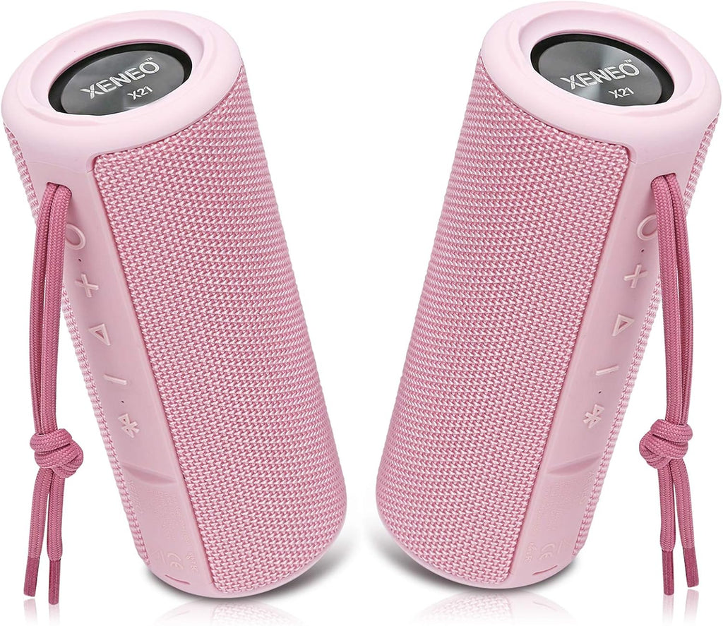 Portable Outdoor Wireless Bluetooth Speaker with FM Radio, Micro SD Card Slot, AUX, Hard Travel Case Included N680758