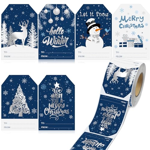 300 Pcs Christmas Gift Stickers Self Adhesive R426355