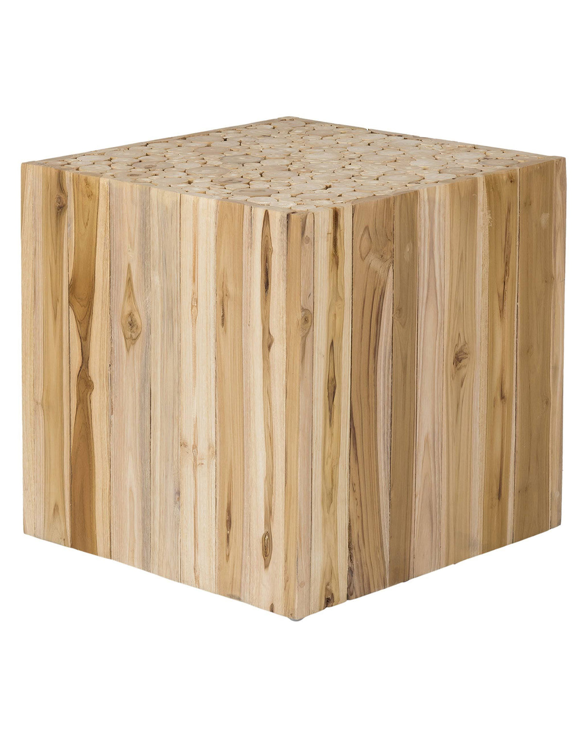 Brown Square Accent Table G4197