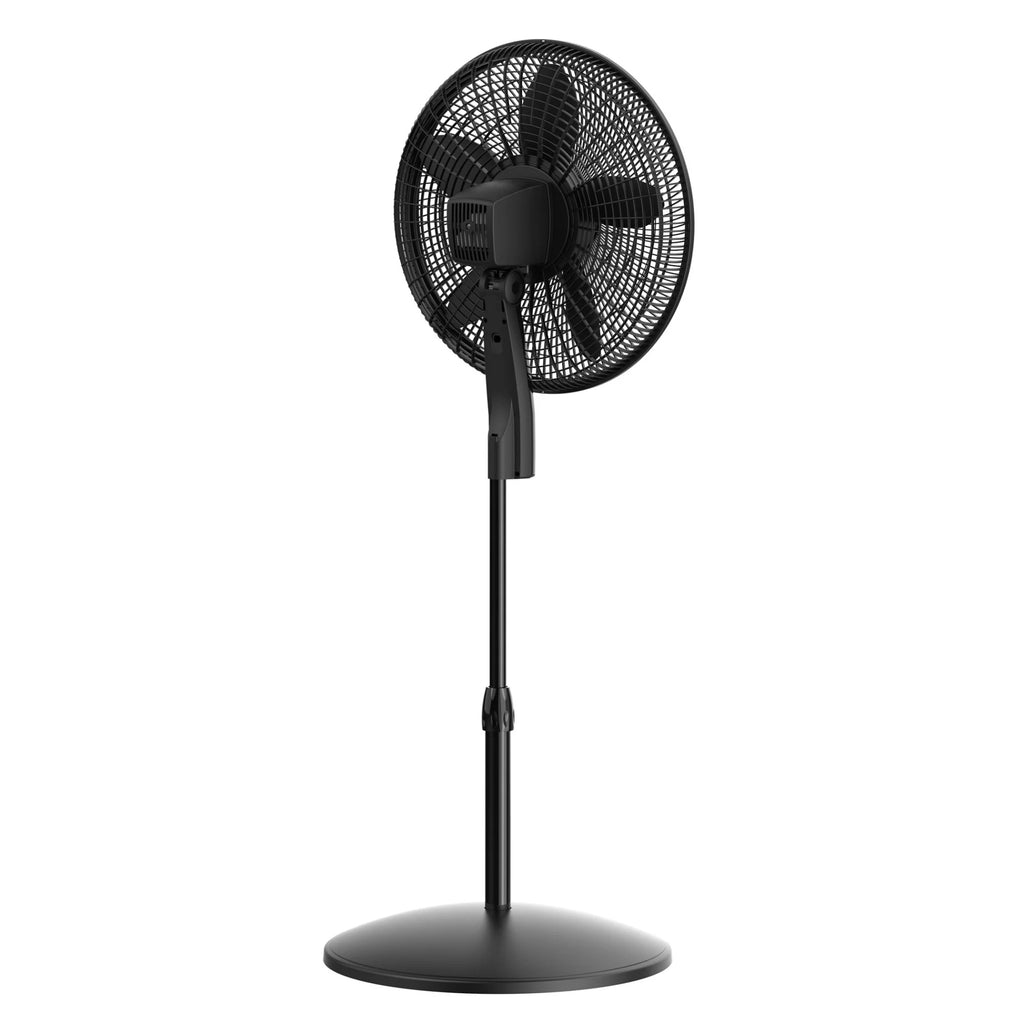 18" DC Motor Pedestal Fan with Remote, Black T450