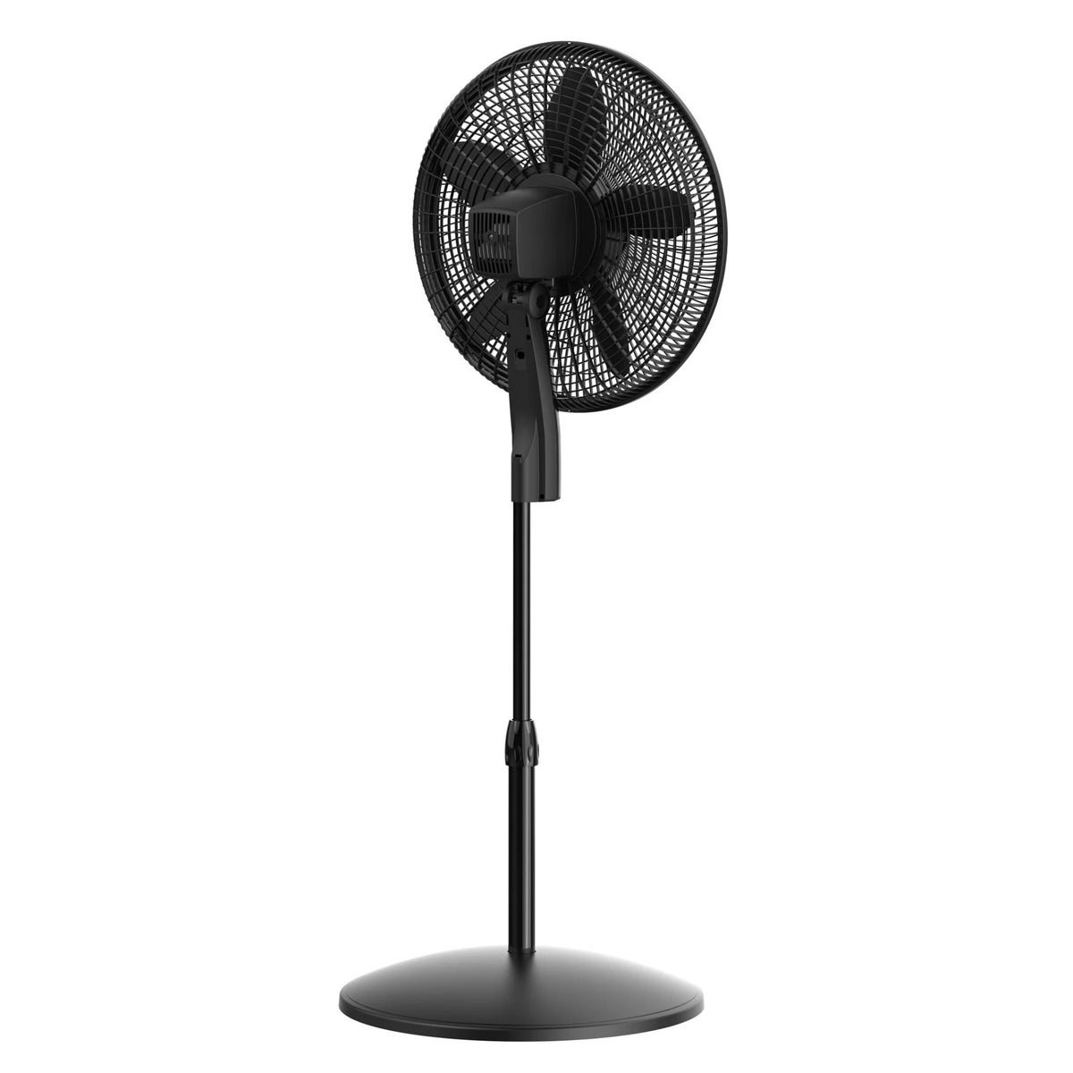18" DC Motor Pedestal Fan with Remote, Black T450