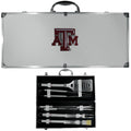 8 PC Stainless Steel BBQ Set with Metal Case G411240