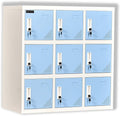 White Steel Storage Locker Cabinet V84572