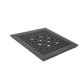 Cast Iron Floor Register in Black A881