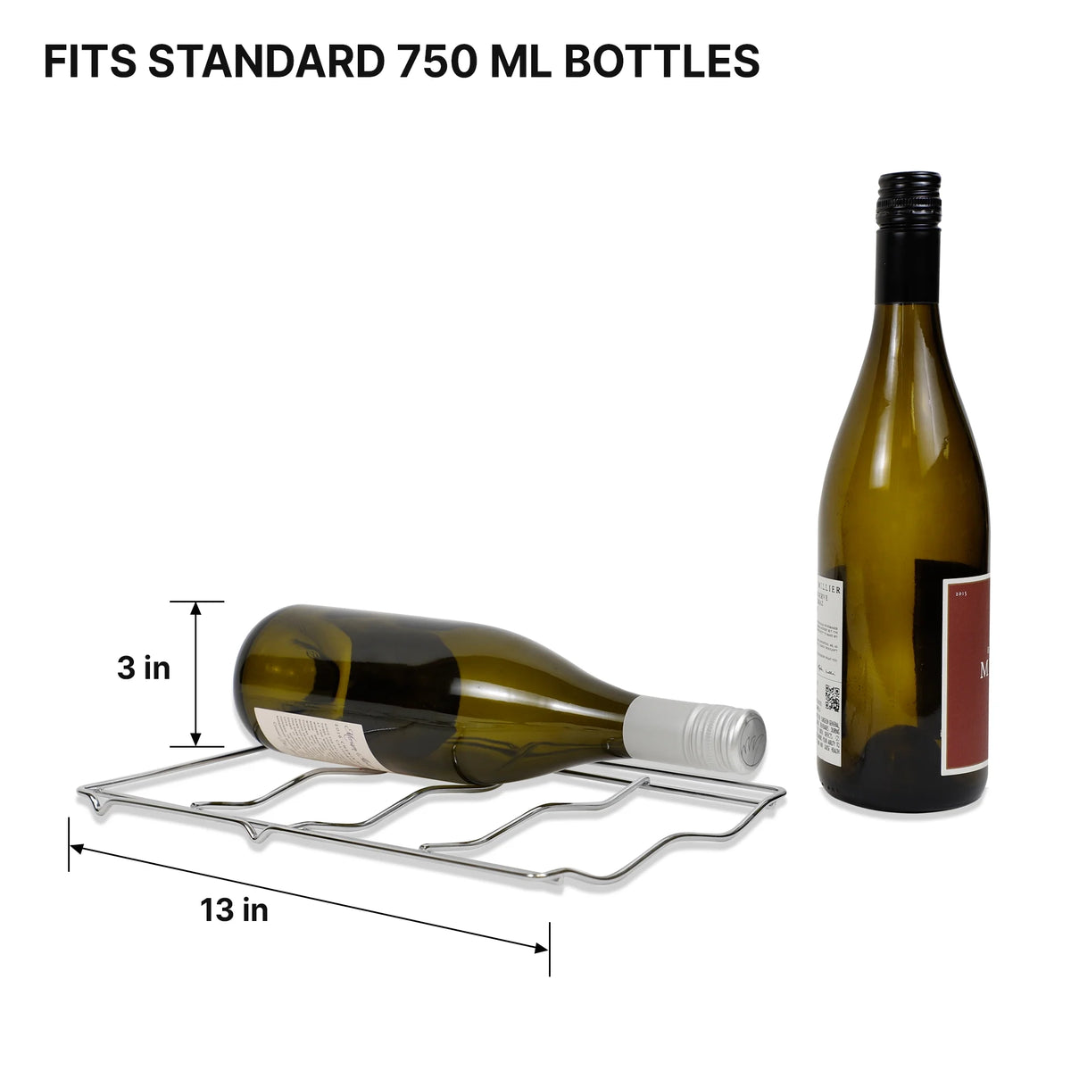 6-Bottle Wine Cooler with Wine Rack and Temp. Control A295393