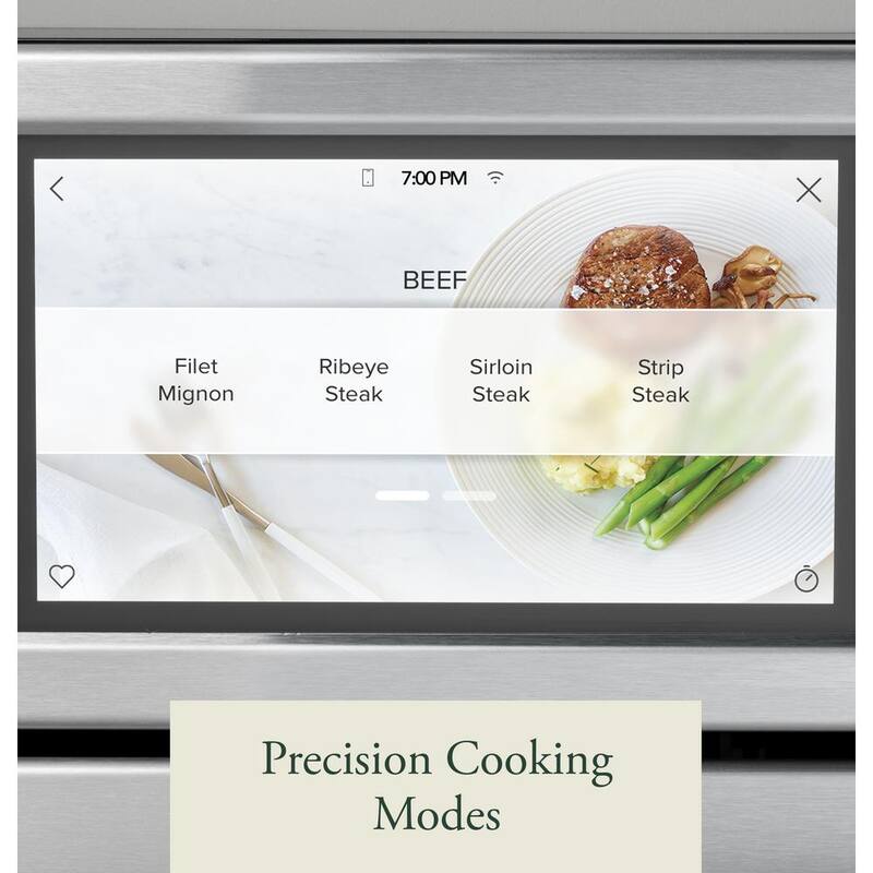 30 in. Smart Electric Wall Oven with Convection Self-Cleaning in Matte White M488