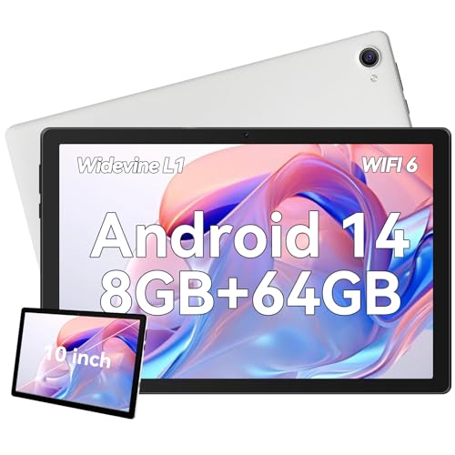 10.1 inch Android 14 Tablet with 64GB Storage X9315