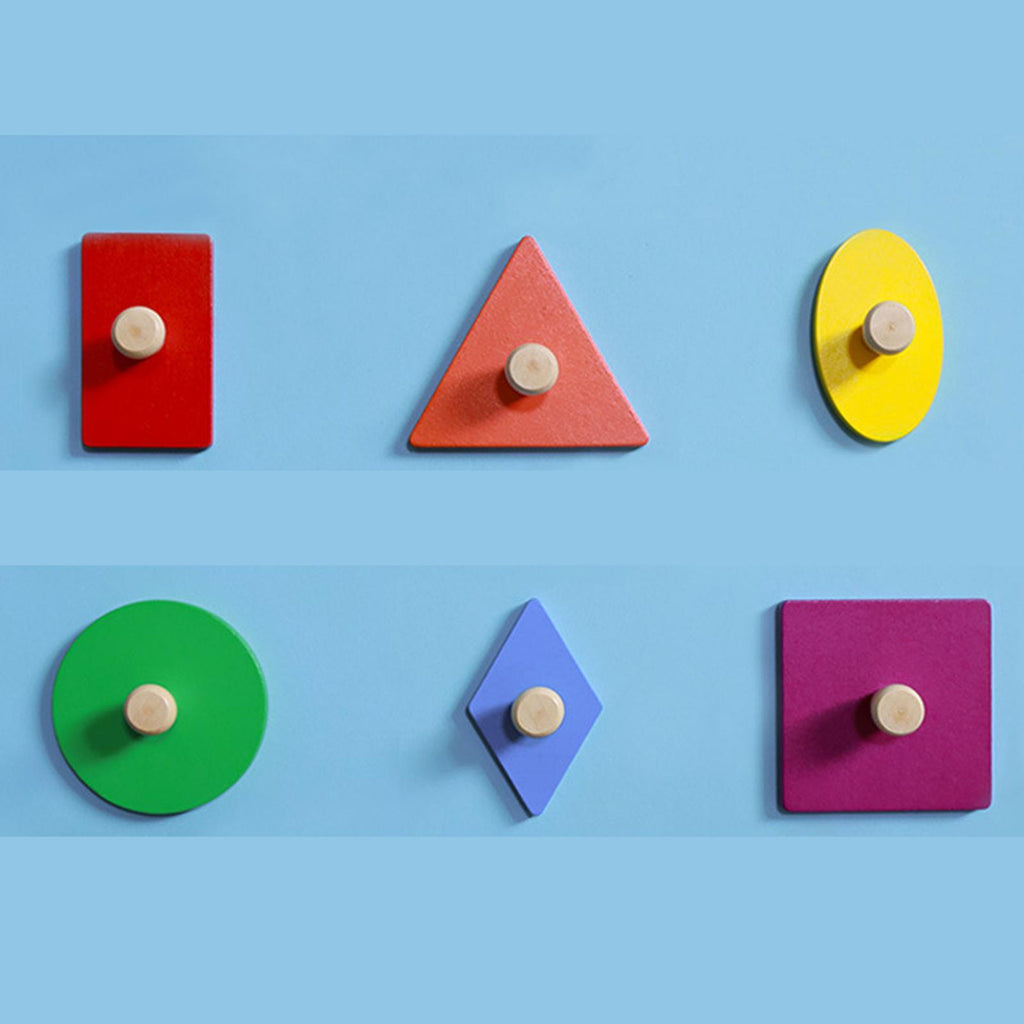 Wooden Shape Puzzles Educational Toy W120