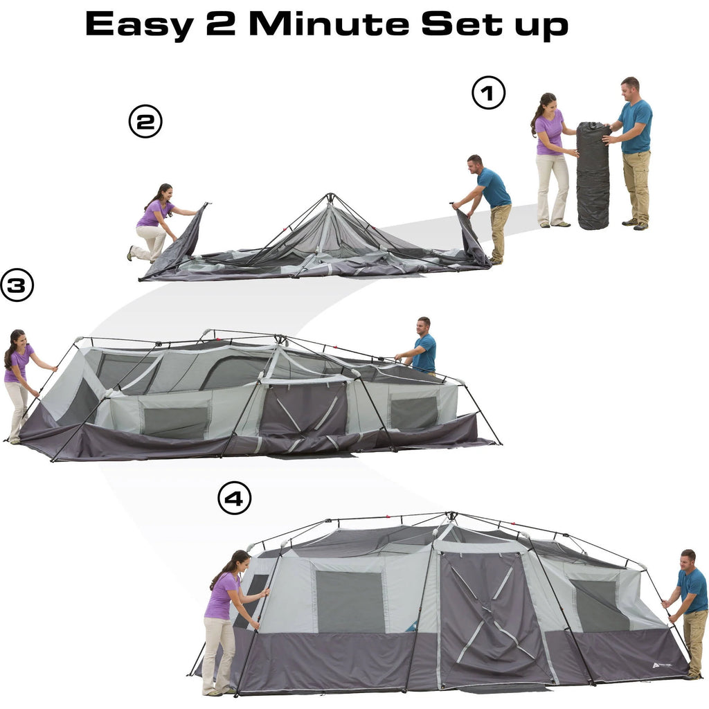 20' x 10' Instant Cabin Tent, Sleeps 12 H49141