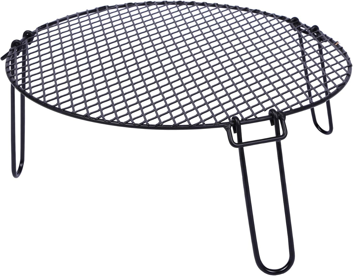 Folding Campfire Grill Steel Grate N8675