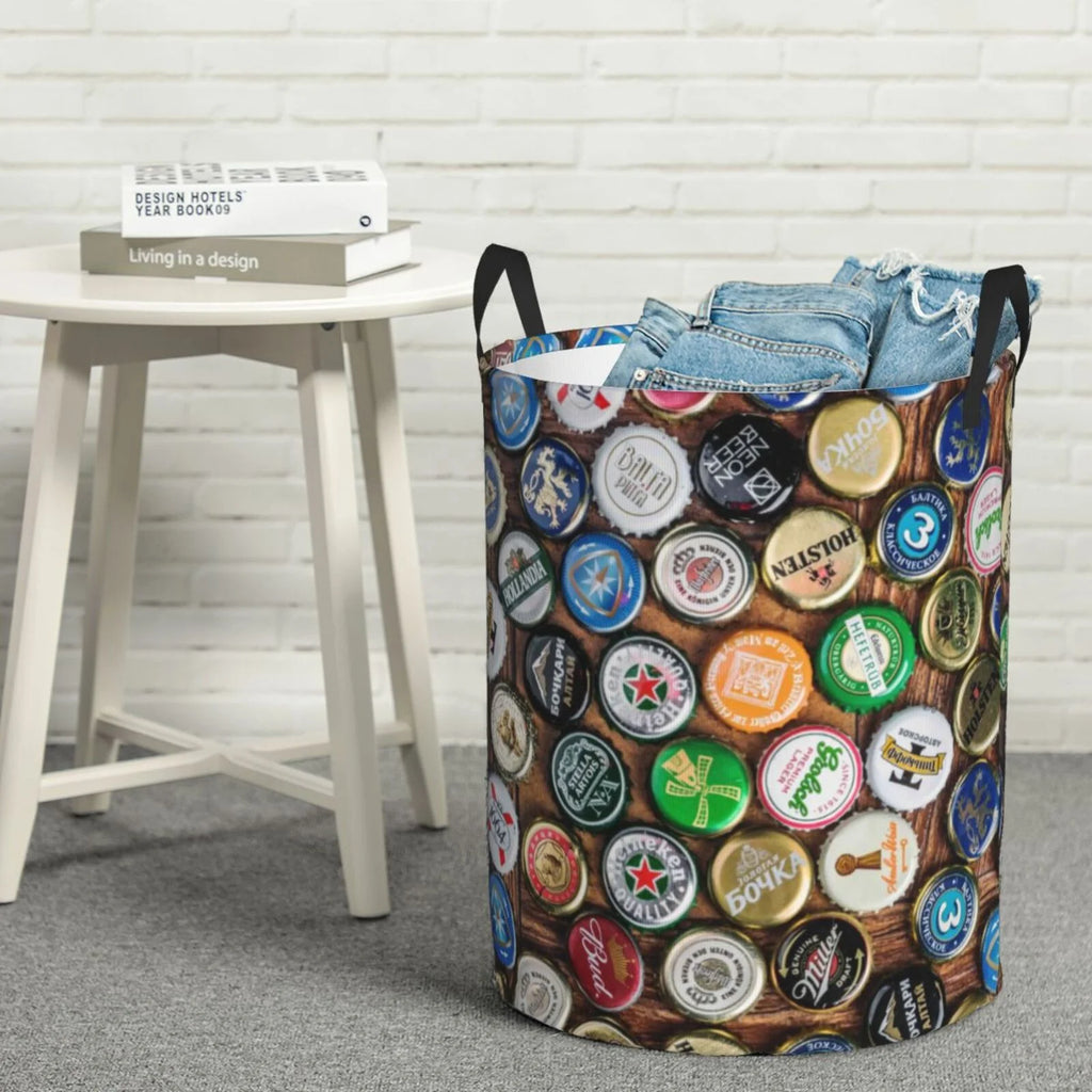 Round Collapsible Waterproof Laundry Hamper C80237