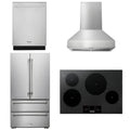 30 Induction Cooktop, Range Hood, Refrigerator, Dishwasher C382355