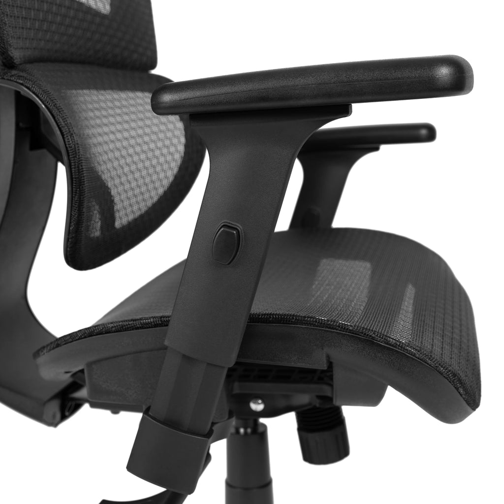 Ergonomic Mesh Office Chair with Lumbar Support in Black J6713