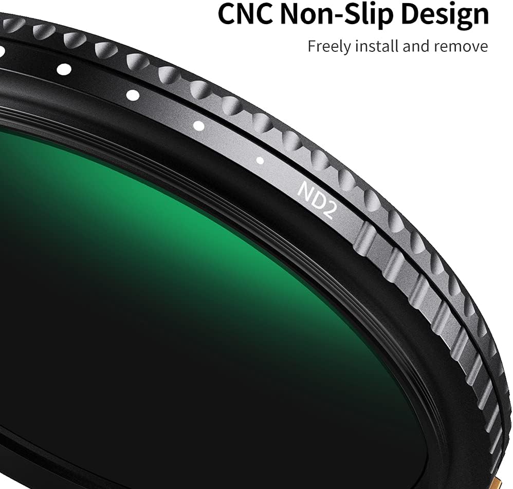52mm Variable ND Filter ND2-ND400 with Multi-Layer Coatings AGC Glass D62935
