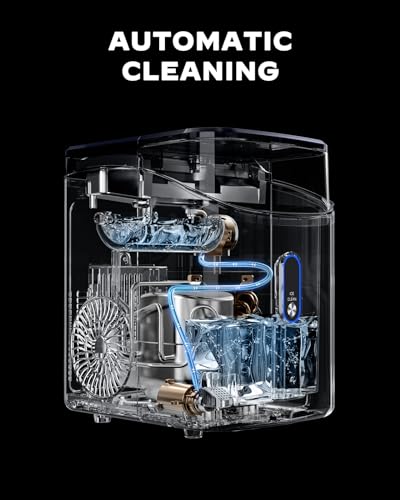 Nugget Pebble Ice Maker Countertop with Self-Cleaning K906104