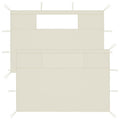 2 Piece Gazebo Sidewalls with Windows Canopy Wall P552