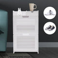 Slim Narrow 2 Flip Drawers Shoe Cabinet X322514