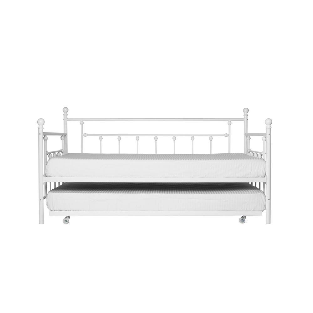 White Twin Daybed and Trundle Set U949