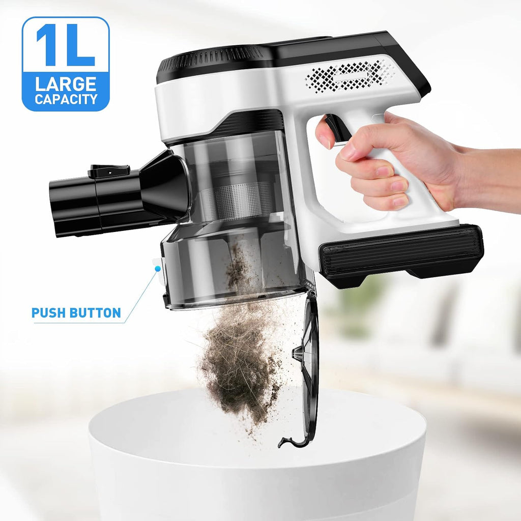 Cordless Vacuum Cleaner 26Kpa Lightweight Handheld Stick Vacuum with Electric Mop D91421