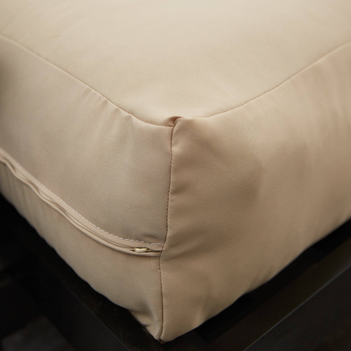 Khaki Suede Gel Memory Foam Futon Mattress D18366