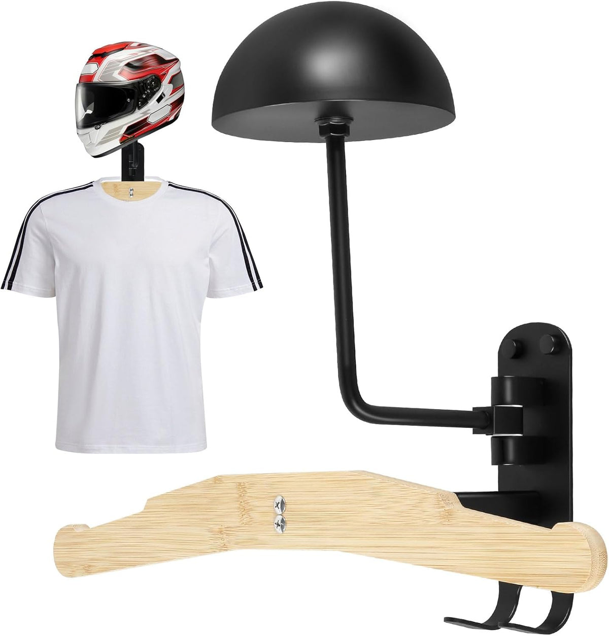 Heavy Duty Steel Helmet Wall Mount F3215