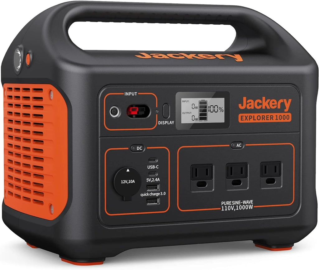 1002Wh Portable Power Station with 100W Solar Panels X647