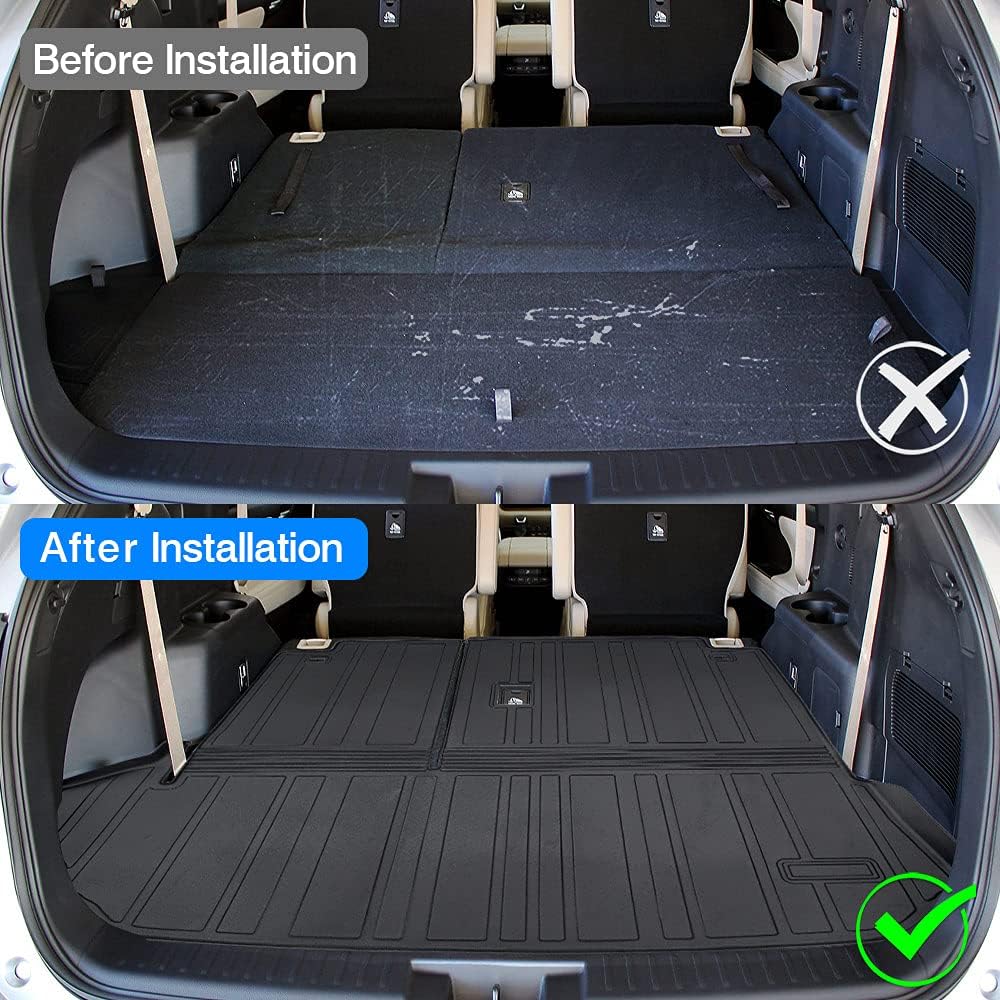 Black All Weather Cargo Liner Trunk Floor Mat S900