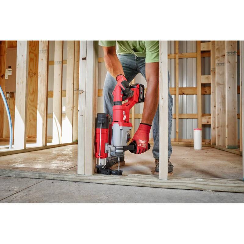 18V Brushless Cordless SDS-Plus Rotary Hammer with Angle Grinder R457