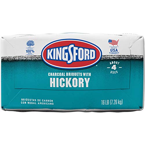 Original Charcoal Briquettes with Hickory, 16 Pounds I15469