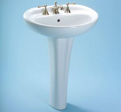 Colonial White Lavatory with 8x22 Centers X3177