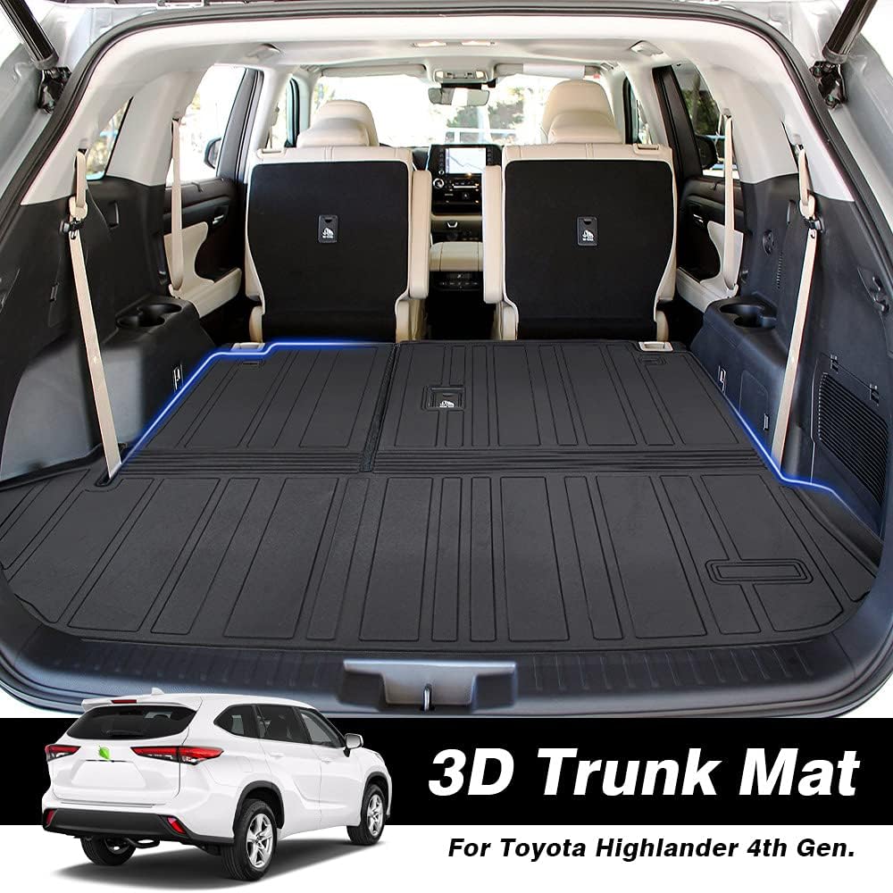 Black All Weather Cargo Liner Trunk Floor Mat S900