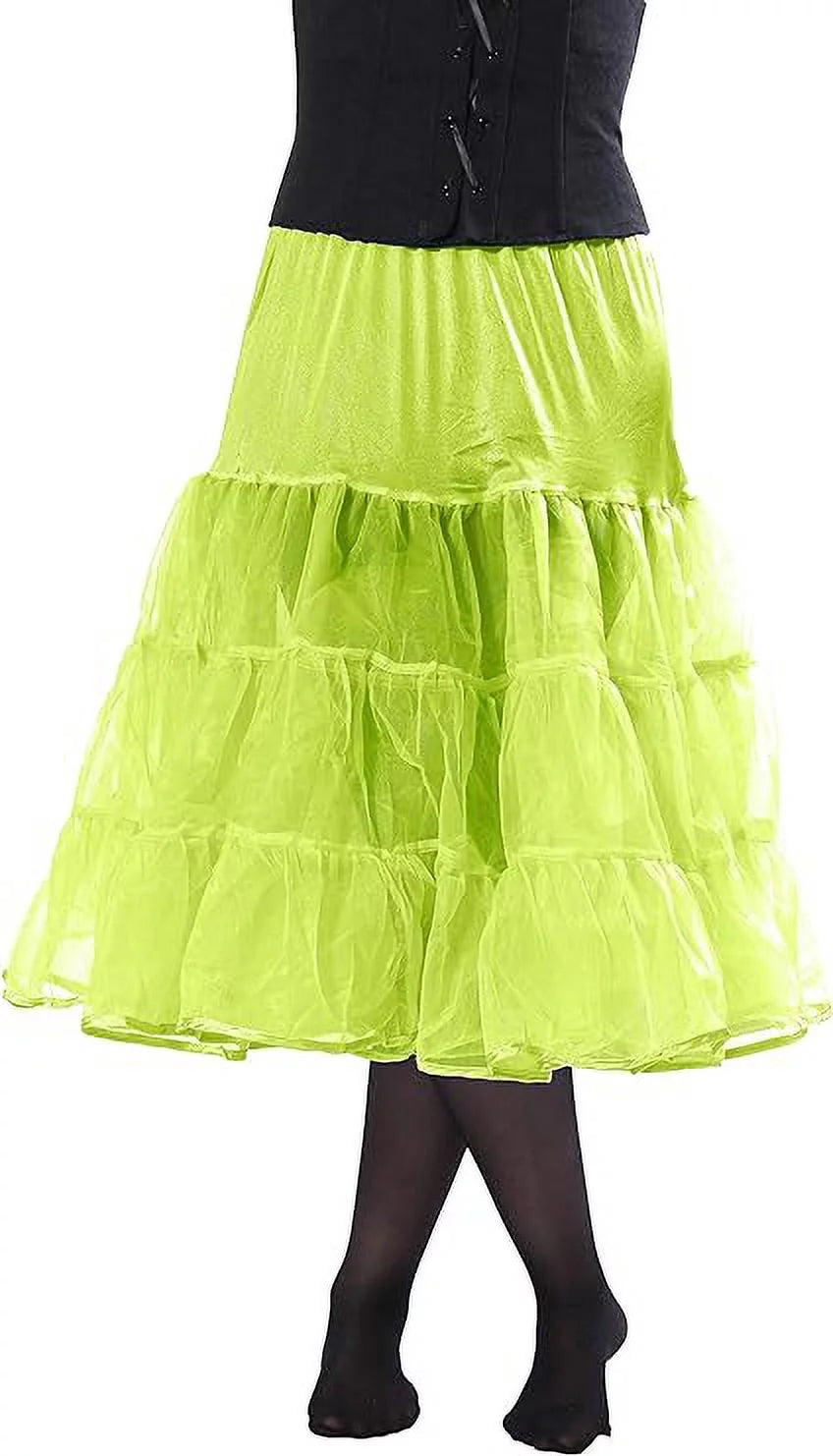 Organza Petticoat Multi-Layered Knee Length Skirt D683