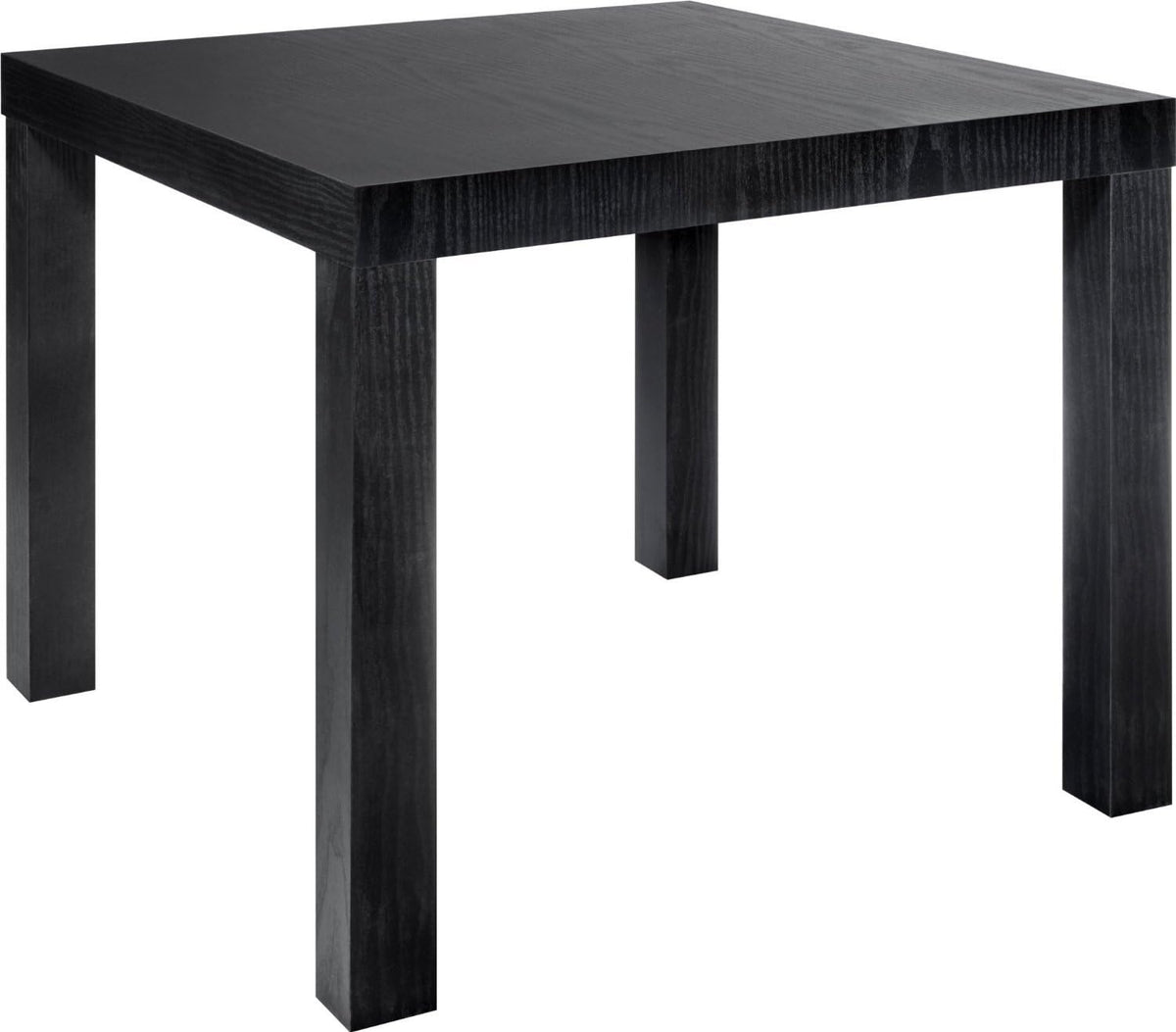 Black MDF Laminate End Table, 20"l X 20"w X 17.7"h S37798