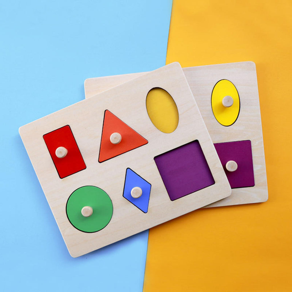 Wooden Shape Puzzles Educational Toy W120