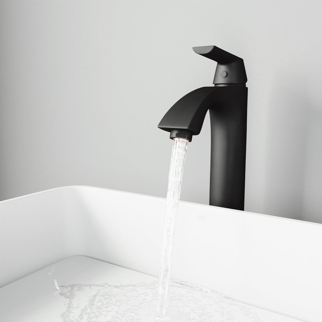 Matte Black Vessel Bathroom Faucet G103