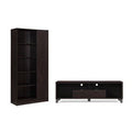 Walnut/Black Entertainment Center H870321