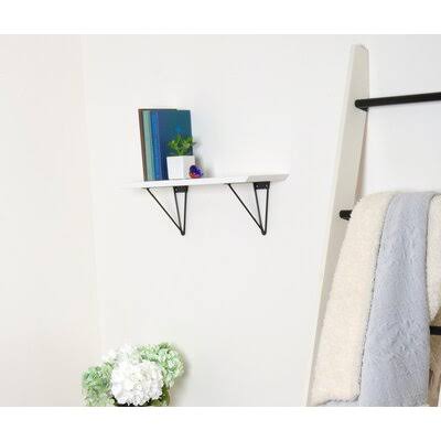 2 Piece Accent Shelf White Washed M664