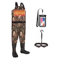 Waterproof Fleece-Lined Insulated Chest Waders with 1600g Boots D2889