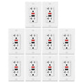 10 Pack White 20A GFCI Outlets E79852