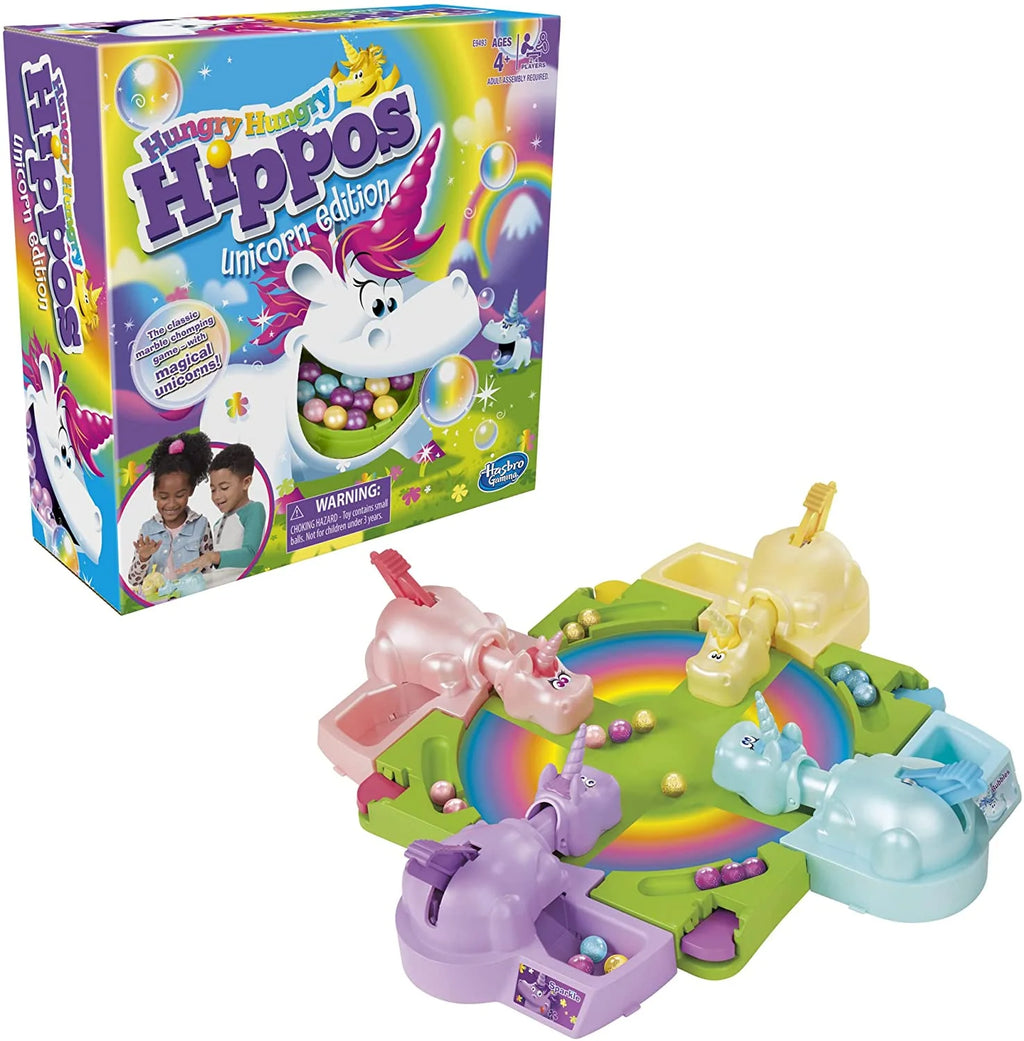 Hungry Hungry Hippos Unicorn Edition Board Game S495534