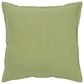 Lime Green Flange Edged Throw Pillow K525363