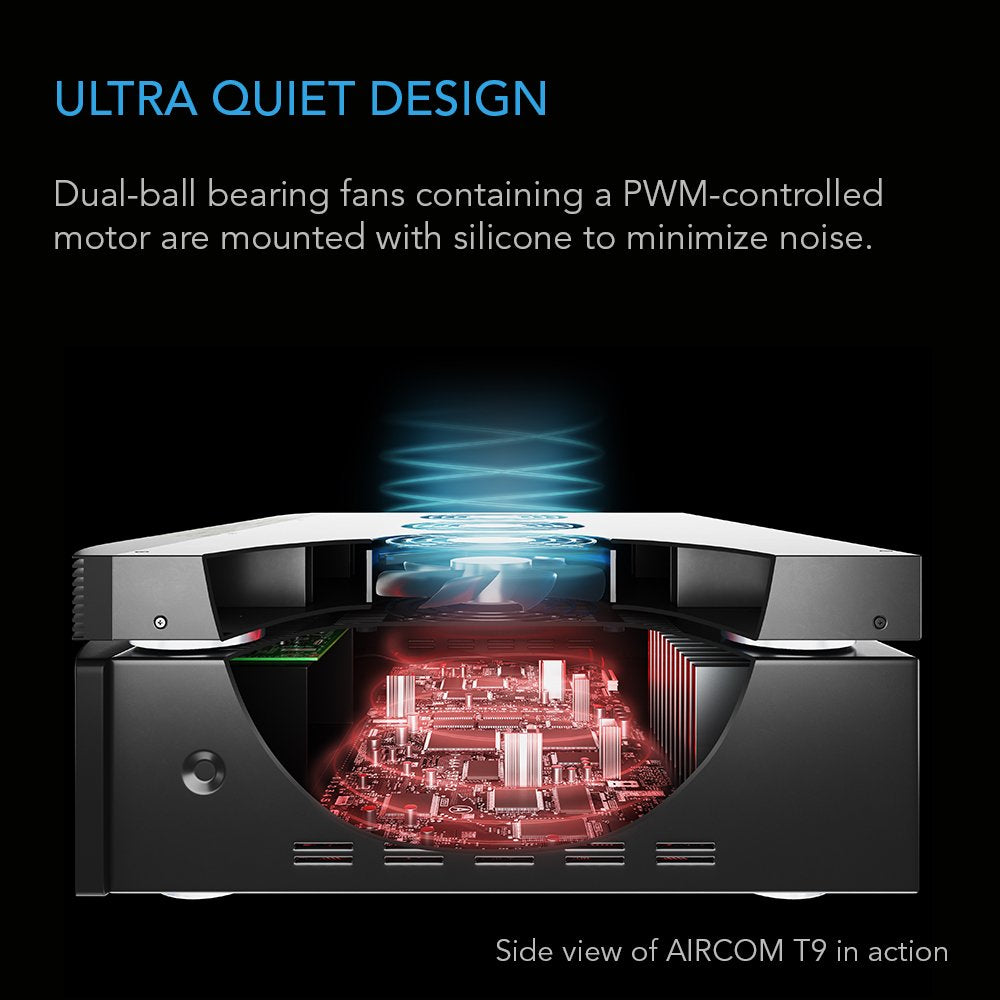 Quiet Cooling Fan System for AV Cabinet Components T482
