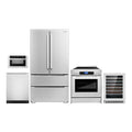 30 Electric Range, Dishwasher, Refrigerator with Ice Maker, Wine Cooler and Microwave H11682