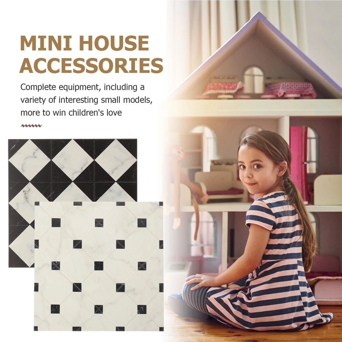 Vintage Mini House Floor Tile Prop C93147