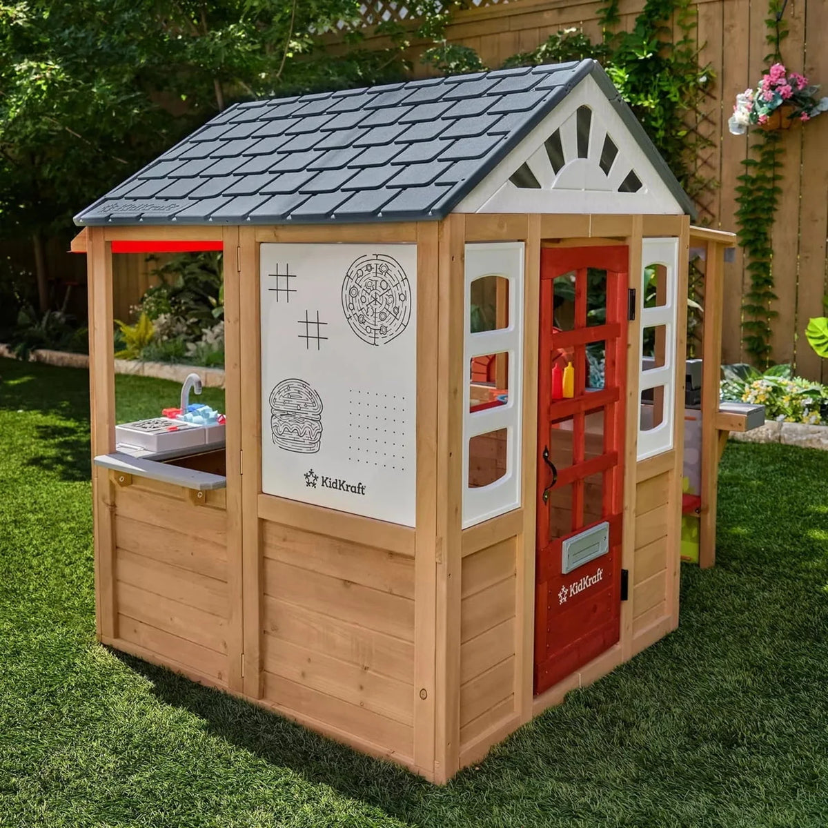 Wooden Outdoor Playhouse H1730