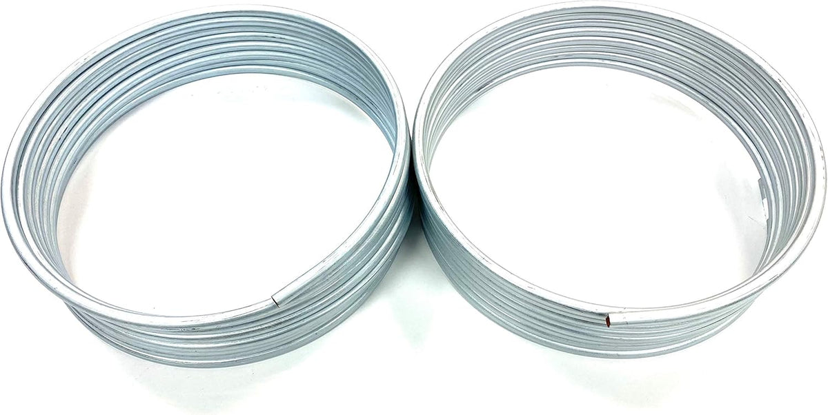 Two Coils of 25 Foot Zinc Plated 5/16 Inch Tubing (50 ft total) Pack of 2 Y353