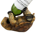 Turtle Wine Bottle Holder Figurine I34951