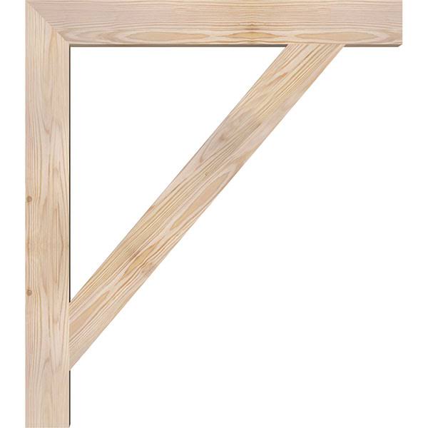 Douglas Fir Traditional Block Smooth Bracket O83213